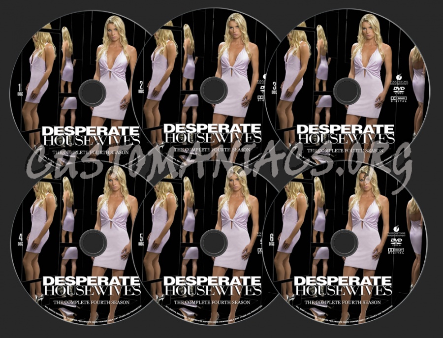 Desperate Housewives Season 4 dvd label