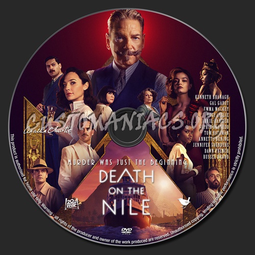 Death On The Nile dvd label