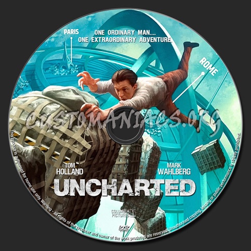 Uncharted dvd label