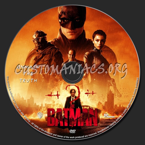 The Batman dvd label