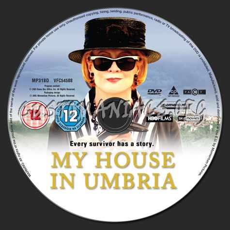 My House in Umbria dvd label