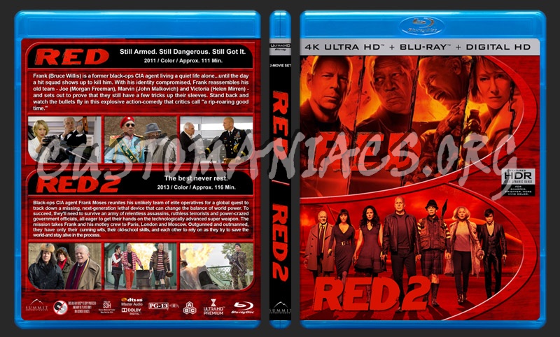 Red Double Feature (4K) blu-ray cover