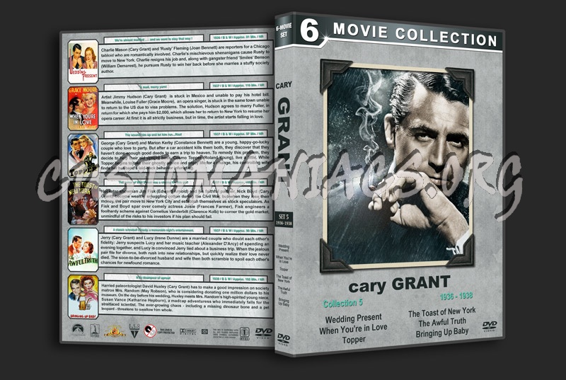 Cary Grant Film Collection - Set 5 (1936-1938) dvd cover