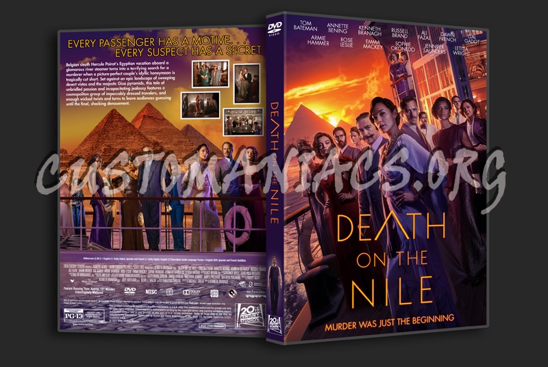 Death On The Nile (2022) dvd cover