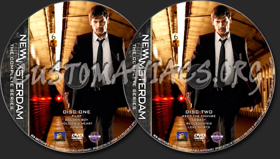 New Amsterdam Complete Series dvd label