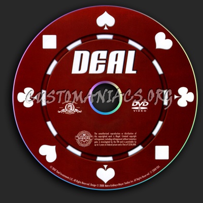 Deal dvd label