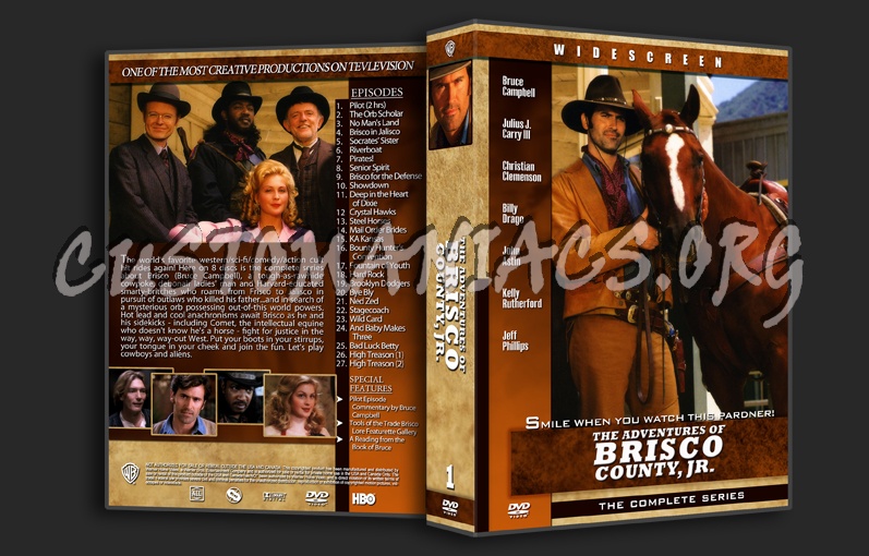 The Adventures of Brisco County Jr. dvd cover