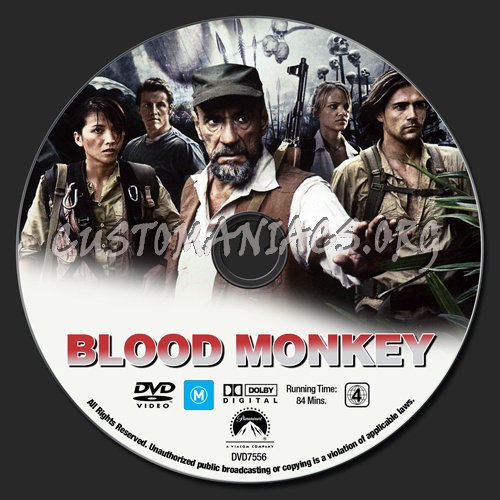 Blood Monkey dvd label