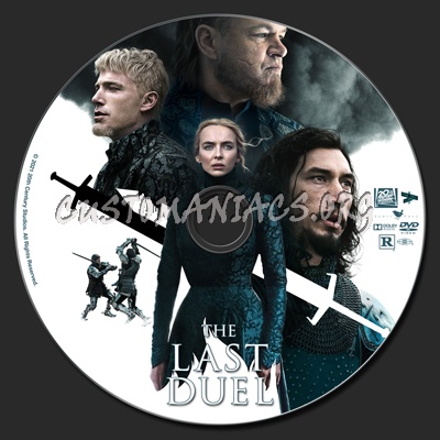 The Last Duel (2021) dvd label