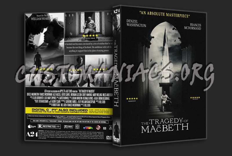 The Tragedy Of Macbeth dvd cover