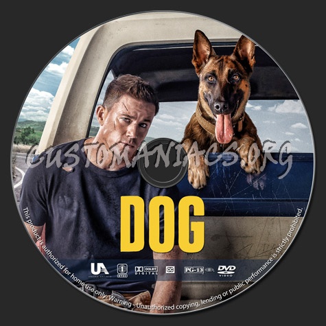 Dog dvd label