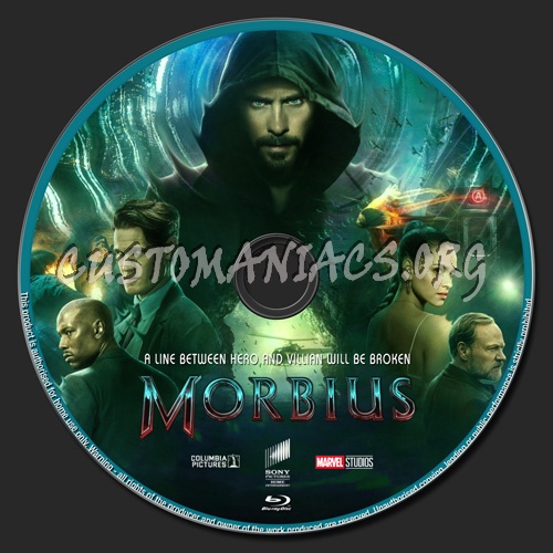 Morbius blu-ray label