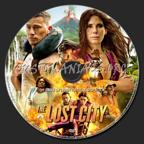 The Lost City dvd label