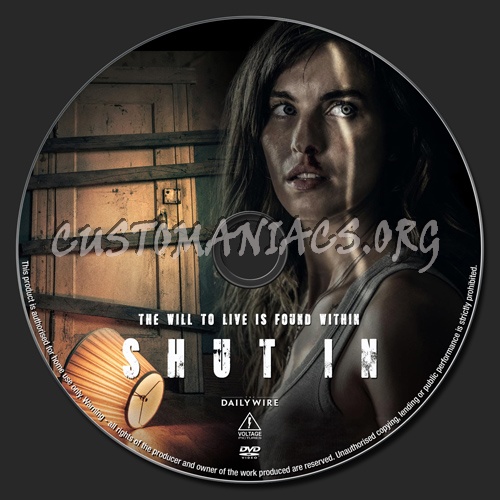 Shut In dvd label