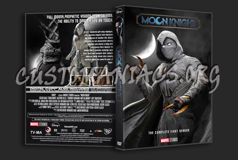 Moon Knight Season 1 dvd cover