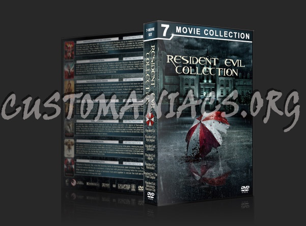 Resident Evil 7-Movie Collection dvd cover