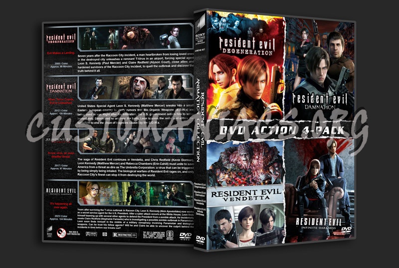 Resident Evil Animation Collection dvd cover