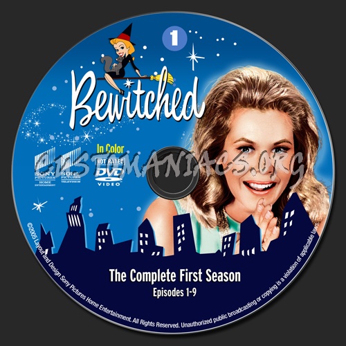 Bewitched - Season 1 dvd label