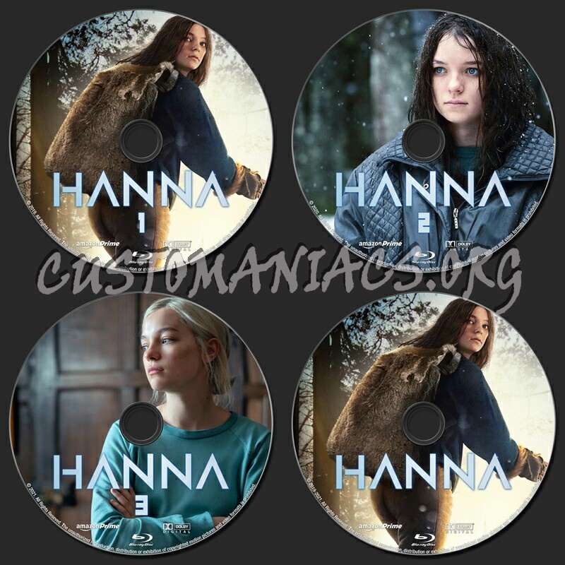 Hanna - Seasons 1-3 blu-ray label