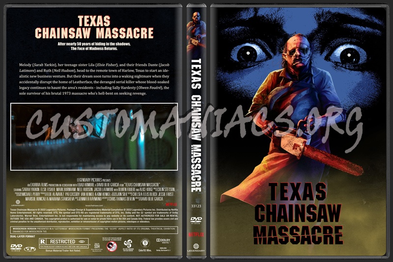 Texas Chainsaw Massacre (2022) dvd cover