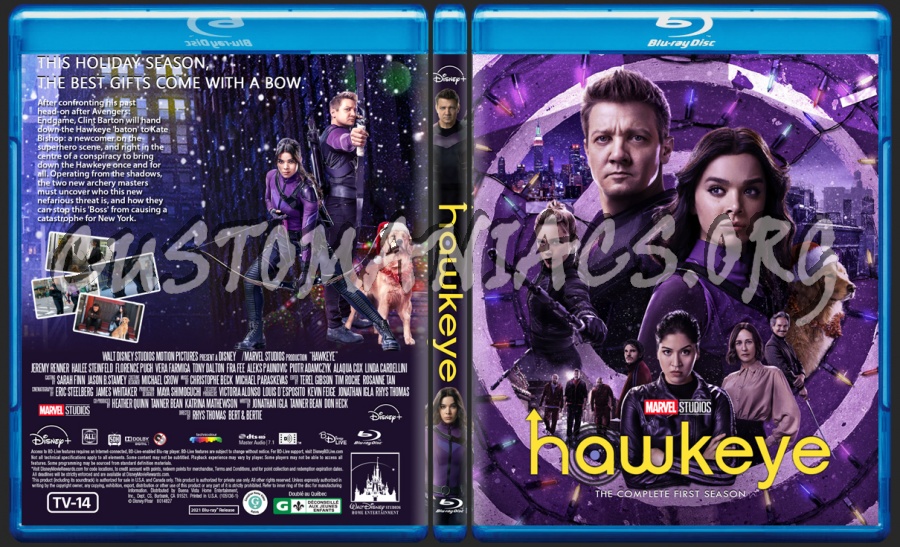 Hawkeye Season 1 blu-ray cover