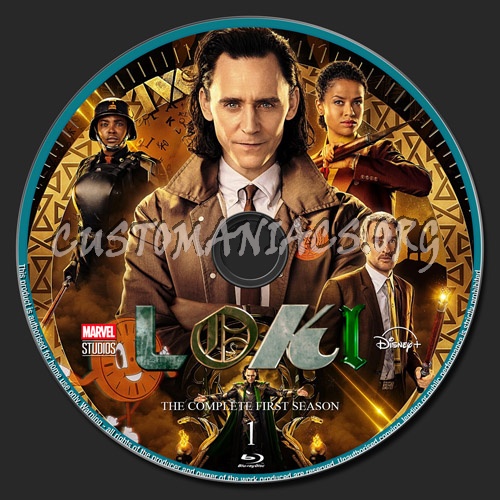 Loki Season 1 blu-ray label