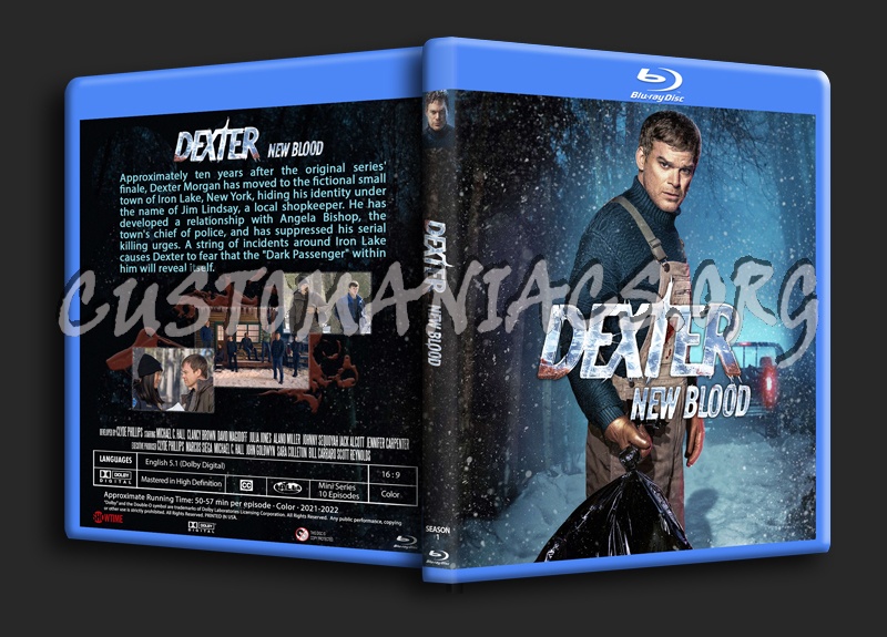 Dexter New Blood blu-ray cover