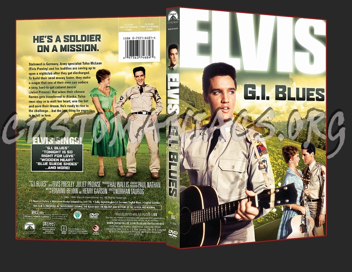 Elvis G.I. Blues                           ( GI G I ) dvd cover