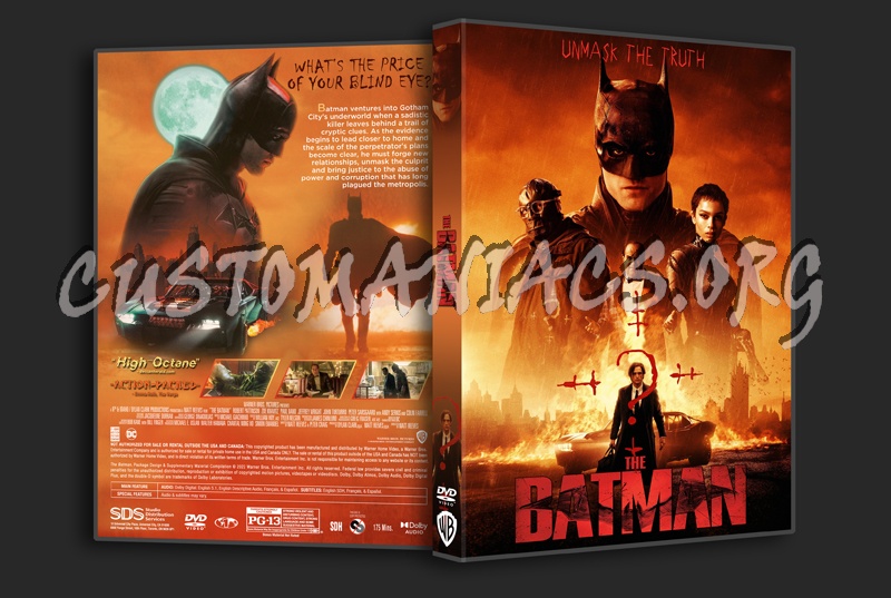 The Batman (2022) dvd cover - DVD Covers & Labels by Customaniacs, id:  280213 free download highres dvd cover