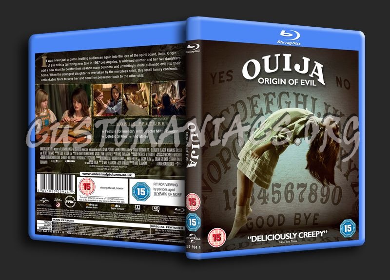 Ouija Origin of Evil blu-ray cover