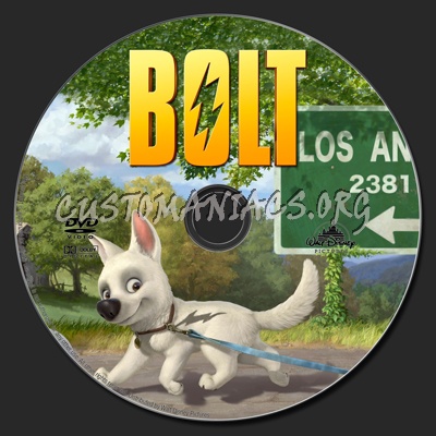 Bolt dvd label