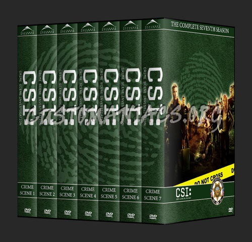 CSI - Las Vegas Season 1-7 dvd cover
