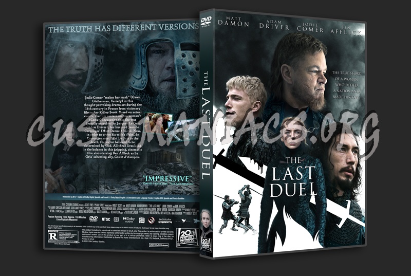 The Last Duel (2021) dvd cover