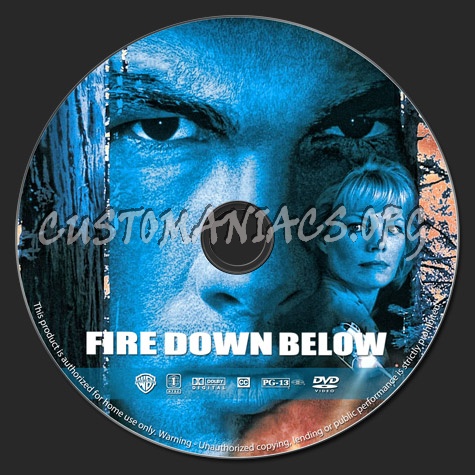 Fire Down Below dvd label