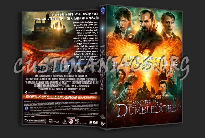 Fantastic Beasts The Secrets Of Dumbledore dvd cover