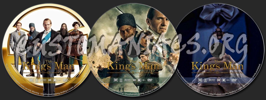 The Kings Man dvd label