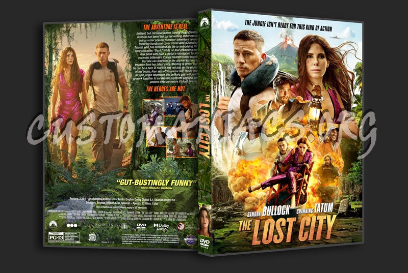 The Lost City (2022) dvd cover