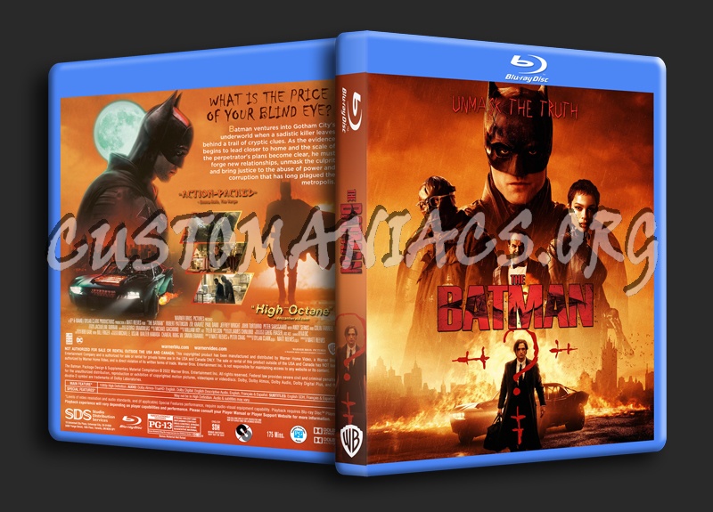 The Batman (2022) dvd cover