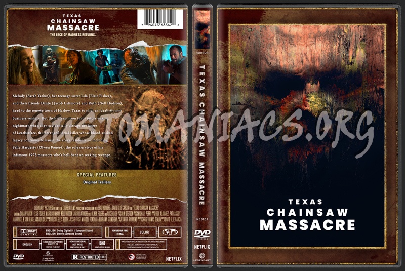 Expansion - Texas Chainsaw Massacre (2022) dvd cover