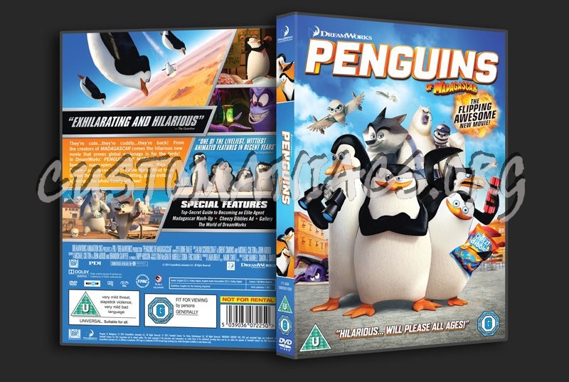 Penguins of Madagascar dvd cover