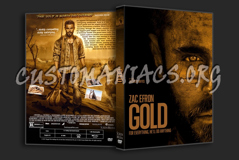 Gold (2022) dvd cover