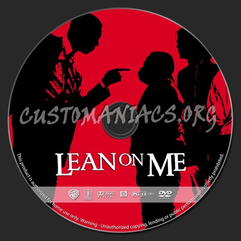 Lean on Me dvd label