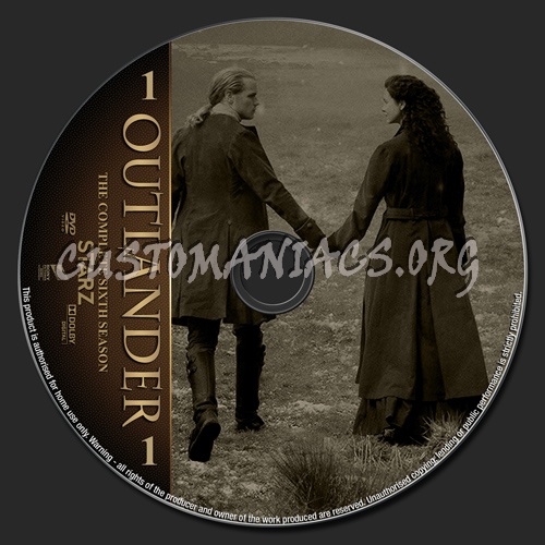 Outlander Season 6 dvd label