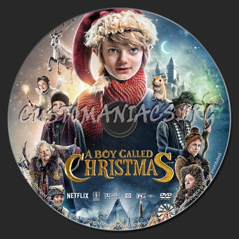 A Boy Called Christmas dvd label