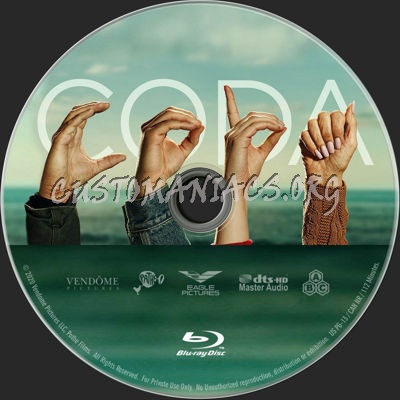 Coda (2021) blu-ray label