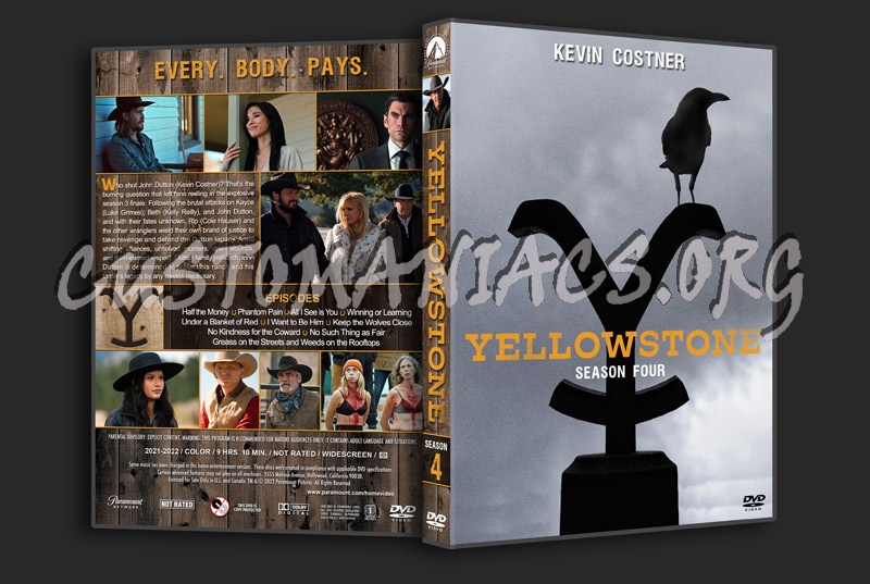 Yellowstone - Season 4 dvd cover