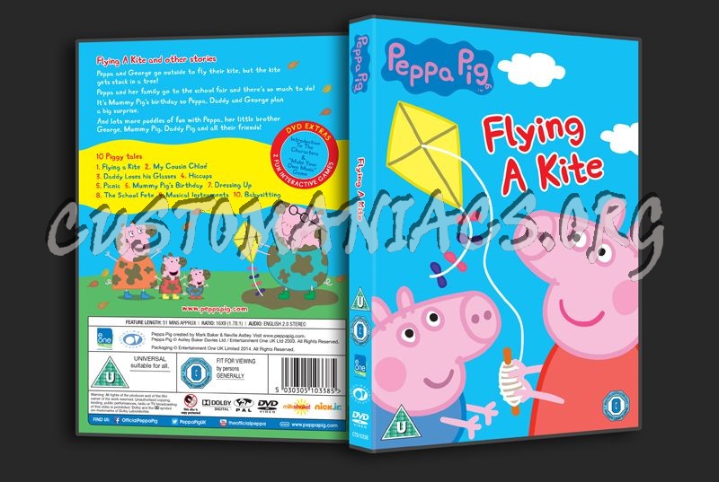 Peppa Pig Flying a Kite dvd cover