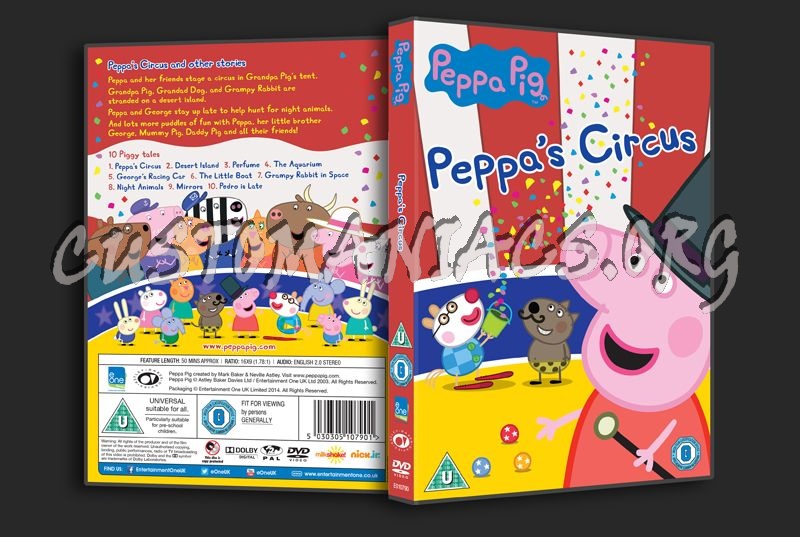 Peppa Pig Peppa's Circus dvd cover