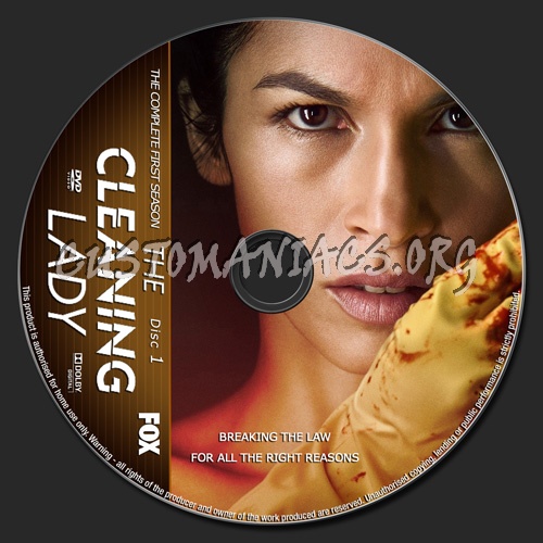 The Cleaning Lady Season 1 dvd label