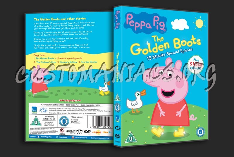Peppa Pig The Golden Boots dvd cover